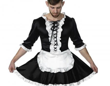 Sexy men wearing the Gothic Lolita Dress